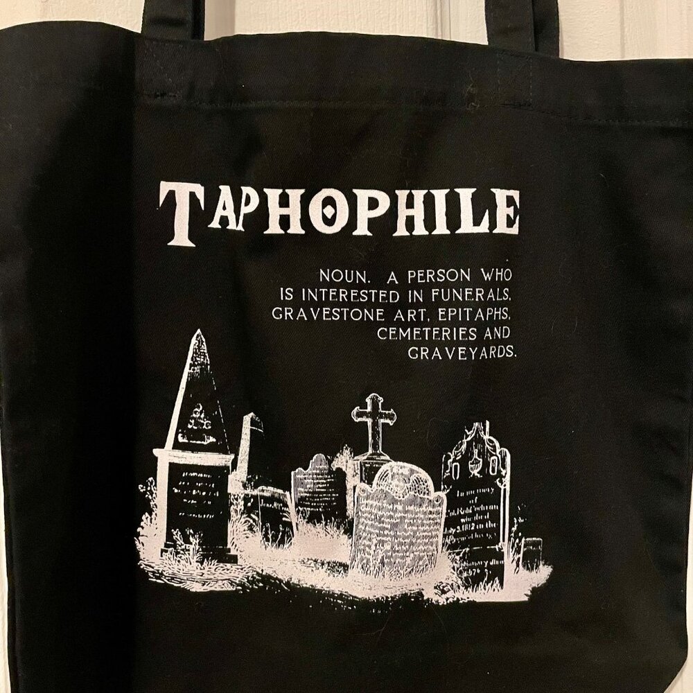 Taphophile Cemetery Tote Bag